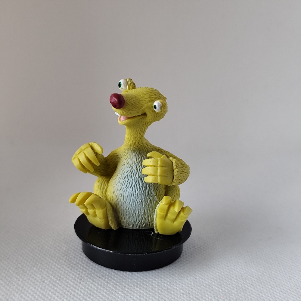3/$25💙2012 Ice Age Sid Sloth Movie Collectible Cup Topper Figure PVC 2"
